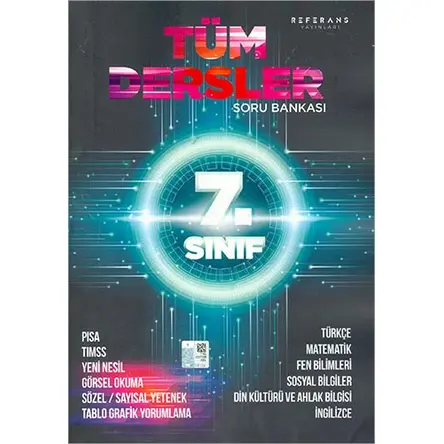 7.Sınıf Tüm Dersler Soru Bankası Referans Yayınları