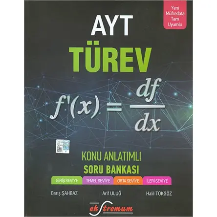 AYT Türev Konu Anlatımlı Soru Bankası Ekstremum Yayınları
