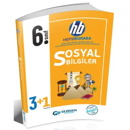 Gezegen 6. Sınıf Sosyal Bilgiler 3 + 1 Fasikül