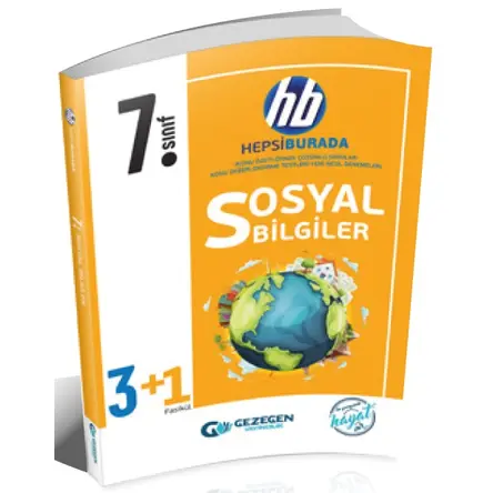 Gezegen 7. Sınıf Sosyal Bilgiler 3 + 1 Fasikül