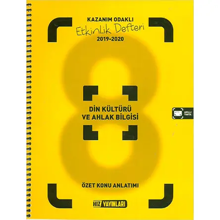 8.Sınıf Din Kültürü Etkinlik Defteri Hız Yayınları
