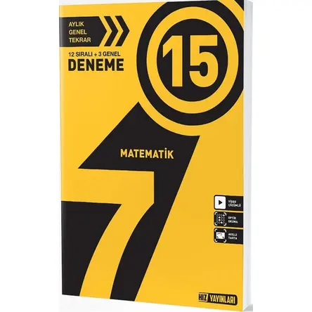 Hız Yayınları 7. Sınıf Matematik 15 Deneme