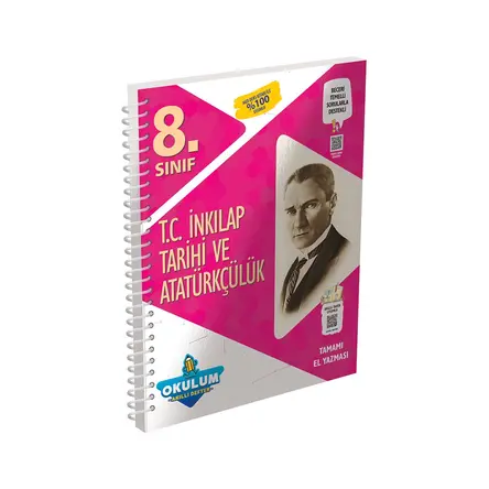 8.Sınıf T.C. İnkılap Tarihi ve Atatürkçülük Okulum Akıllı Defter