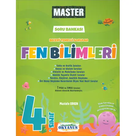 Okyanus 4. Sınıf Fen Bilimleri Master Soru Bankası