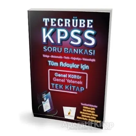 2020 KPSS Tecrübe Genel Yetenek Genel Kültür Tüm Adaylar İçin Dijital Çözümlü Soru Bankası Tek Kitap