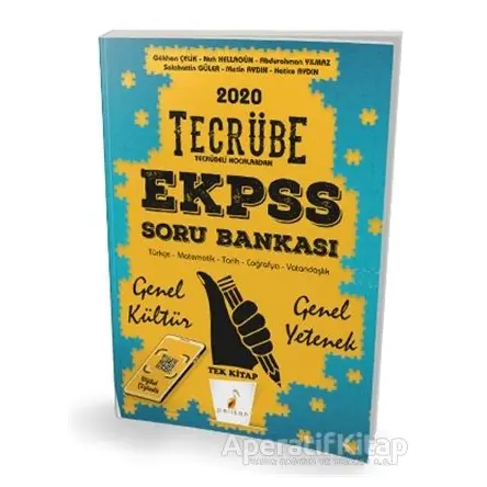 2020 EKPSS Tecrübe Genel Yetenek Genel Kültür Dijital Çözümlü Soru Bankası Tek Kitap