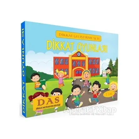 Dikkat Oyunları - Dikkat Geliştirme Seti (1. Sınıf) - Çetin Özbey - Yuka Kids