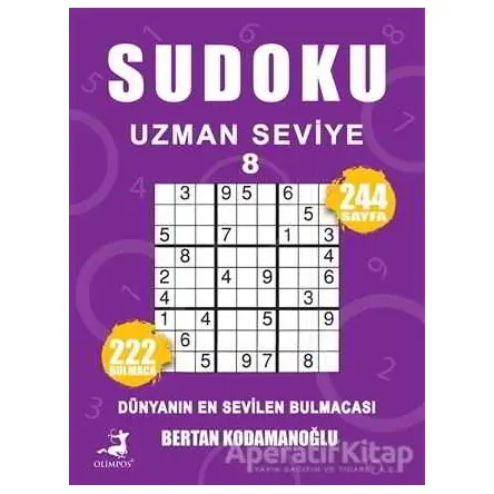 Sudoku Uzman Seviye 8 - Kolektif - Olimpos Yayınları
