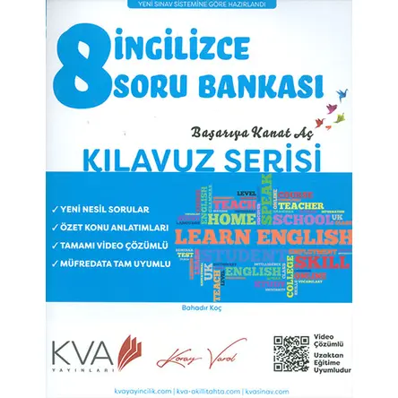8.Sınıf İngilizce Soru Bankası KVA Yayınları