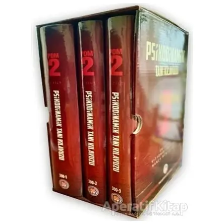 PDM-2 Psikodinamik Tanı Kılavuzu (3 Cilt Takım) - Nancy McWilliams - Psikoterapi Enstitüsü