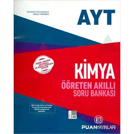 Puan AYT Kimya Öğreten Akıllı Soru Bankası