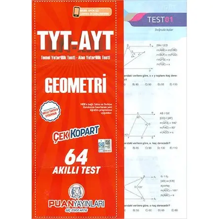 Puan TYT AYT Geometri Yaprak Test