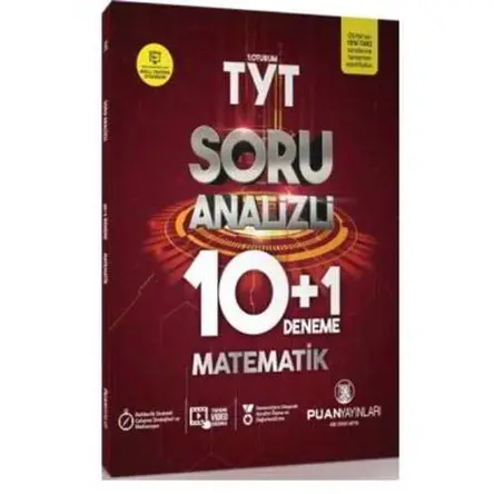 Puan TYT Matematik Soru Analizli 10 Artı 1 Deneme
