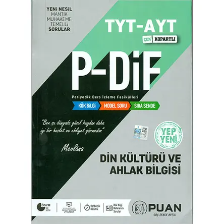Puan TYT AYT Din Kültürü Periyodik Ders İzleme Fasikülleri