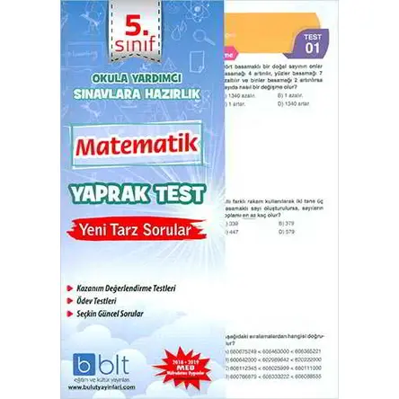 Bulut 5.Sınıf Matematik Yaprak Test