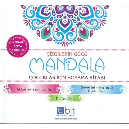 Çizgilerin Gücü Mandala Çocuklar İçin Boyama Kitabı
