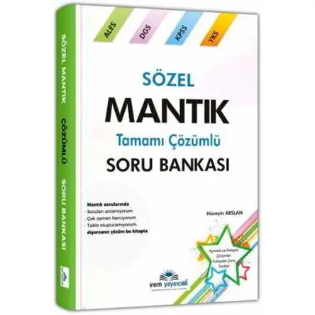 İrem KPSS ALES DGS YKS Sözel Mantık Tamamı Çözümlü Soru Bankası