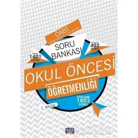 ÖABT Okul Öncesi Öğretmenliği Soru Bankası Öğretmenlik Alan Bilgisi