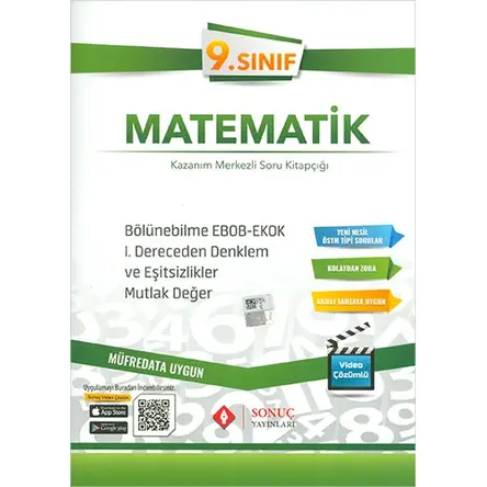 Sonuç 9.Sınıf Matematik Bölünebilme EBOB-EKOK