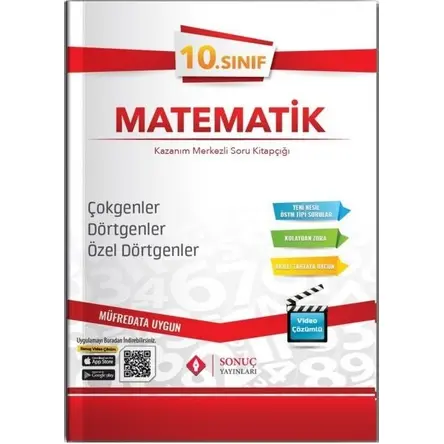Sonuç 10. Sınıf Matematik Çokgenler-Dörtgenler-Özel Dörtgenler Soru Bankası