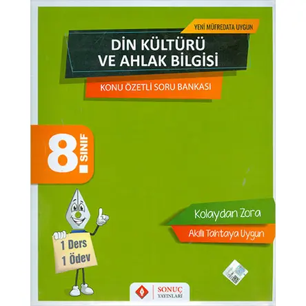 Sonuç 8.Sınıf Din Kültürü Konu Özetli Soru Bankası