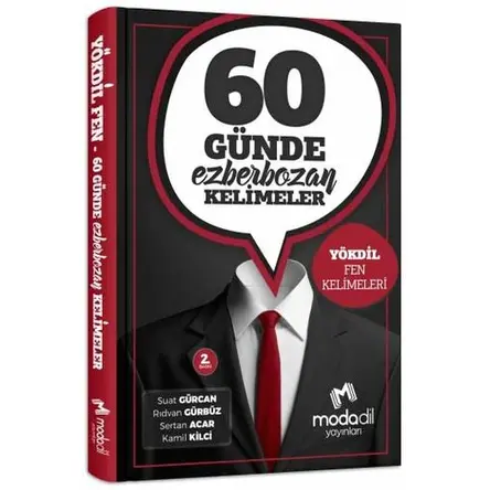 Modadil YÖKDİL Fen 60 Günde Ezber Bozan Kelimeler