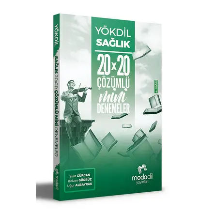 Modadil YÖKDİL Sağlık 20x20 Çözümlü Mini Denemeler