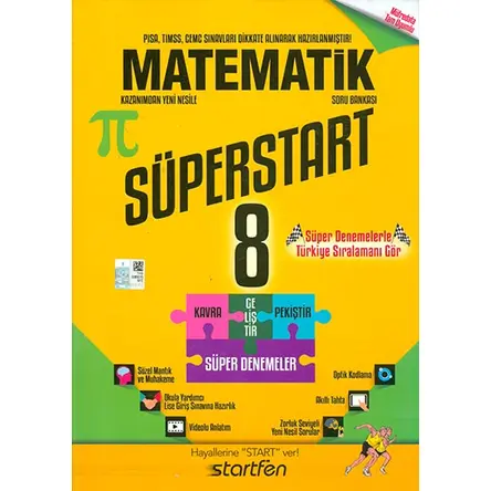 8.Sınıf Matematik Soru Bankası Startfen Yayınları