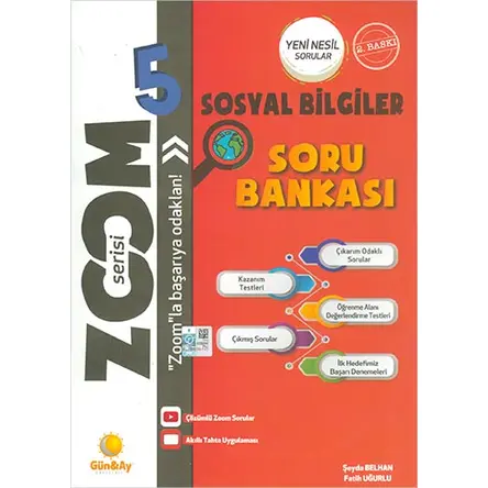5.Sınıf Sosyal Bilgiler Zoom Soru Bankası Günay Yayınları