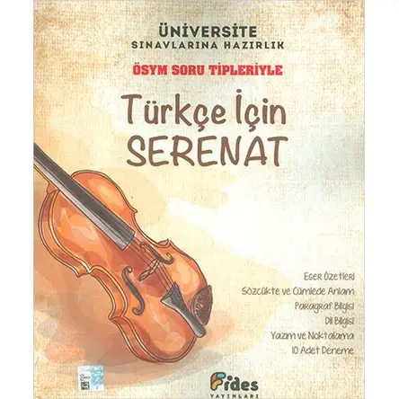 ÖSYM Soru Tipleriyle Türkçe İçin Serenat Fides Yayınları