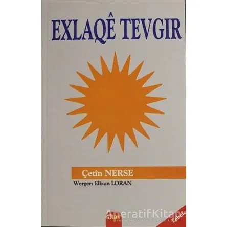 Exlaqê Tevgir - Çetin Nerse - Sitav Yayınevi