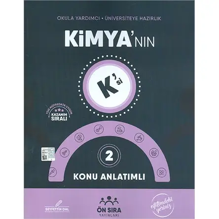 Önsıra Kimyanın K si 2 Konu Anlatımlı
