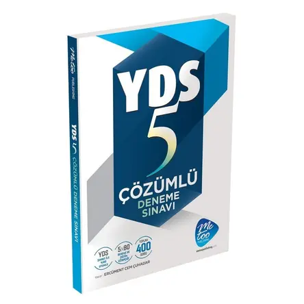 YDS 5 Deneme Çözümlü Me Too Publishing
