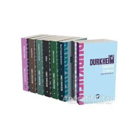 Emile Durkheim Seti (8 Kitap Takım) - Emile Durkheim - Cem Yayınevi