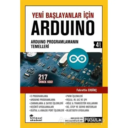 Yeni Başlayanlar İçin Arduino - Fahrettin Erdinç - Pusula Yayıncılık