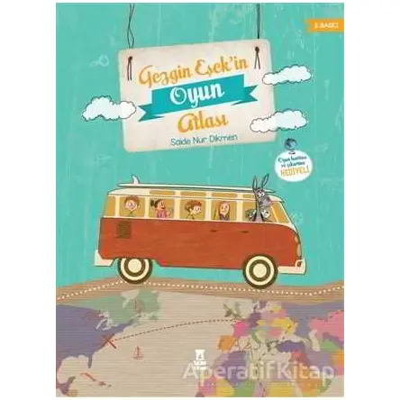 Gezgin Eşek’in Oyun Atlası (Harita Hediyeli) - Saide Nur Dikmen - Taze Kitap