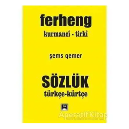 Kürtçe - Türkçe Sözlük - Kolektif - Na Yayınları
