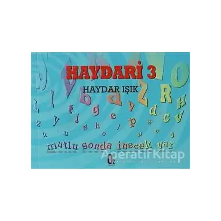 Haydari - 3 - Haydar Işık - O2 Yayıncılık