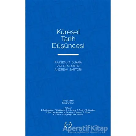 Küresel Tarih Düşüncesi - Andrew Sartori - Islık Yayınları