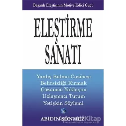 Eleştirme Sanatı - Abidin Sönmez - Ray Yayıncılık