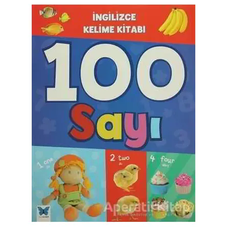 İngilizce Kelime Kitabı : 100 Sayı - Kolektif - Mavi Kelebek Yayınları