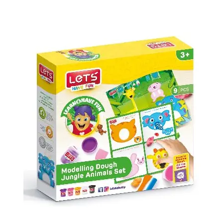 Lets Orman Hayvanları Matlı Oyun Hamuru 5x100 Gr. L9011