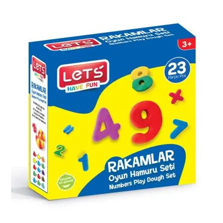 Lets Oyun Hamuru Rakamlar Seti 23 Parça L9102