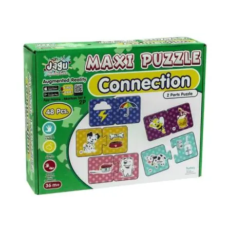 Jagu 2 Parça Puzzle Bağlantı Kurma - Akar Oyuncak