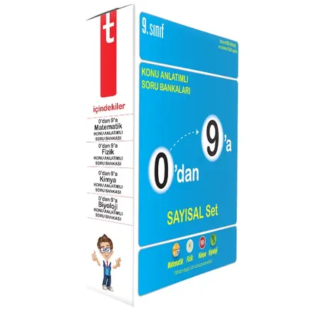 9. Sınıf 0’dan 9’a Konu Anlatımlı Soru Bankası Sayısal Set Tonguç Akademi
