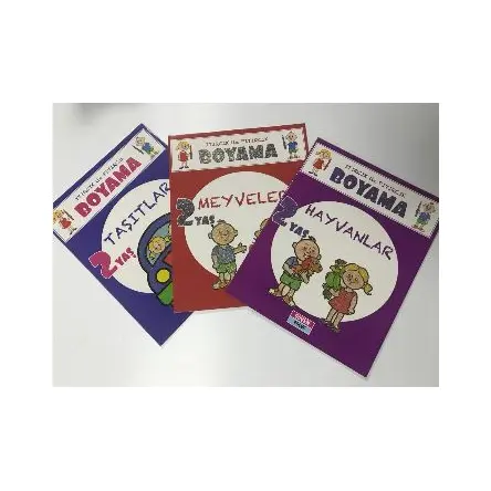 Itırcık İle Pıtırcık Boyama 2 Yaş 15 Kitap Set Güven Kitap Yayın