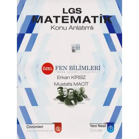 LGS Matematik Konu Anlatımlı Özel Fen Bilimleri
