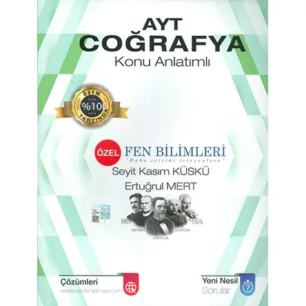AYT Coğrafya Konu Anlatımlı Özel Fen Bilimleri