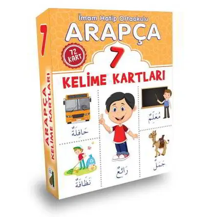 Arapça Kelime Kartları 7 Damla Yayınevi