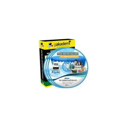 Görüntülü YGS Coğrafya Eğitim Seti 18 DVD